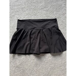 Athleta Ace Tennis Skort 13.5 Black Plus Size 2X Athletic Golf Skirt Pocket